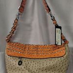 Jo Inc. Women's Beige/Orange Shoulder Bag Size S SKU 2049 Orange Photo 1