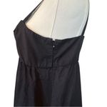 Loft  Charcoal Black Spaghetti Strap Midi Dress 4 Photo 4