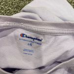 Champion Paint Splatter Logo Tee Purple Photo 5