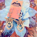 Tarina Tarantino Cherub ivory sparkle earrings👼🪽Rare collectible🤍🪽 Photo 1