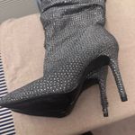 Jessica Simpson  Glittering pewter sequin Heeled Boots Photo 1