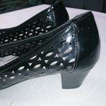 Easy Street  8.5M Black Patent Low Heel Shoes Funeral Photo 3