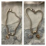 Sterling Silver 925 charm bracelet Disney's Frozen Character Charms Anna & Elsa Photo 1