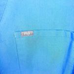 FIGS  Scrubs Top Blue Shirt Technical Collection One Pocket V-Neck Stretch Sz XL Photo 3