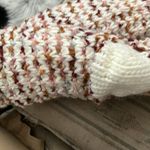 Cozy Multicolor Knit Sweater socks fleece lined brand new Photo 2