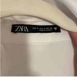 ZARA  white pleated mini dress romper Photo 5
