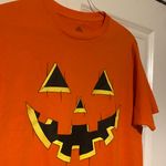 Orange Halloween Pumpkin Face T Photo 3