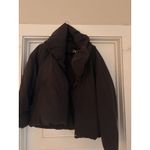 Zara Quilted Puffer Coat ZW CollectionSize M Black Size M Photo 2