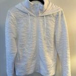 DICK'S Sporting Goods DSG Women's Small Hooded Full Zip Sweatshirt White Quilted Photo 0