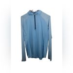 Adidas  Women's Light Blue Half-Zip Sweatshirt Photo 3