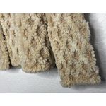 Pristine Paula Lishman M Rose Beige Sheared Beaver Cotton Knit Jacket Tan Size M Photo 7