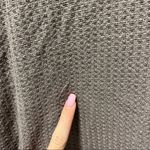 Free People  Brown Cowl Neck Waffle Long Sleeve Photo 5