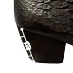 Matisse Caty Snake Pointed Toe Zippered Booties Womens Black 9.5(BROKEN ZIPPER) Photo 11