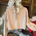 Wallflower Plush Soft Hoodie Cropped Pullover Nude New Tan Size undefined Photo 1