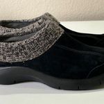 Dansko NWOT Eartha Black Suede & Knit Non Slip Comfort Mule Clog 36EU US 6 Photo 2