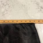 Apt. 9 NWOT  Womens Snakeskin Print Faux Leather‎ Pencil Skirt, Black, Size L Photo 6