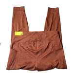 All In Motion Leggings Womens XL Heathered Red Ribbed Pockets High Rise NEW Photo 3