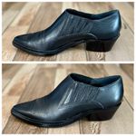 Gianni Bini  Let’s Dance Embroidered Leather Western Booties, Black sz. 8M Photo 10