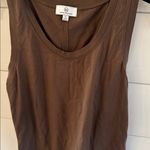 AG Adriano Goldschmied  Chocolate Tank Top size S EUC Photo 2
