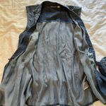 Holding Horses  Denim sleeveless blouse with front tie Photo 1