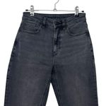 American Eagle  The Mom Jeans Stretch Black Tapered High Rise Women’s Size 00 R Photo 2