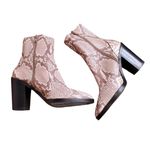 Steve Madden Todd Snake Embossed Boots Size: 9 Brown Photo 2