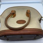 Dooney & Bourke white pebbled leather vintage tote bag Photo 4