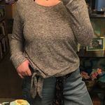 Allison Joy Soft Gray Sweater Photo 0