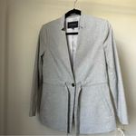 Banana Republic  light gray office wear blazer in size 0 Photo 6