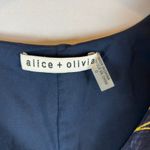 Alice + Olivia Floral Print Silk Blend Ruffle Peplum Top Womens Size 0 Photo 2