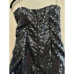 Vintage 80s Flirtations by Alfred Angelo Black Purple Sequin Prom Dress Party S Photo 7