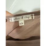 Willow & Clay  Shimmery Pleated and Sheer Purple Top Photo 2