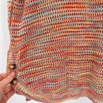 John Paul Richard Women Beachy Knit Sweater XL Fisherman Coastal Rainbow Colorfu Photo 7