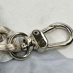 Fabric Flowers Silver Chain Belt Y2K Festival Style Large/Extra Large ✨ Photo 8