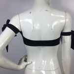 Kendall + Kylie  Tie Sleeve Bikini Top Size S Black Photo 12