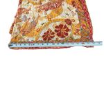 Free People  60s Inspired Carmen Flared Off Shoulder‎ Gold Floral Jumpsuit S Boho Photo 11