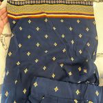 a.n.a  Navy and Yellow Patterned Pants NWT Photo 4