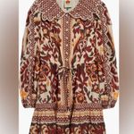 Farm Rio Long Sleeve Button Front Minidress, Small, $260 Photo 4