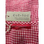 NEW Cut Loose Size Large Crinkle Check Swing Dress $112 Checkered Gingham Boho Photo 7