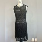 Line and Dot Anthropologie Crochet Sweater Tunic Dress Photo 4
