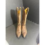 Justin Boots Justin L4935 Bay Apache Western Cowboy Boots Women's Leather Size 5.5 C Wide Photo 1