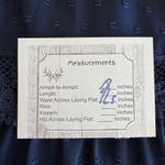 SheIn Plain Simple Navy Round Boho Lightweight Neck Short Sleeve Casual Dress SZ Photo 9