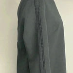 Banana Republic Thick Long Sleeve Lace Trim Dress Women Size 6 Black Stretch Photo 3