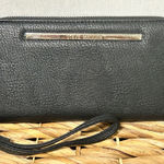 Steve Madden Zip Around Wallet Wrislet Black Photo 0