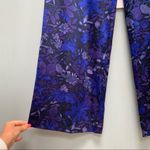 Elie Tahari  Silk Wide Leg Navy Floral Pants 0 Photo 7