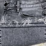 Fidelity Denim Juniper Crop Flare Jeans in Surfire Gray Raw Hem Size 29 Photo 10