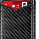 Slim Card Holder Wallet - Minimalist Pop up Wallet for Men RFID Blocking Metal Card Case Stealth Wallet Photo 0