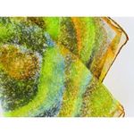 Vintage 60's‎ 70's Multi Color Orange Green Black 16x42 Photo 4