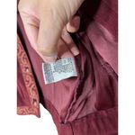 Dress Barn Vintage Burgundy Embroidered Trim Jacket 2 Piece 90s Midi Dress Set 8 Photo 9