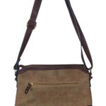 Charming Charlie Stylish Tan and Brown Shoulder Bag Crossbody Adjustable Photo 0